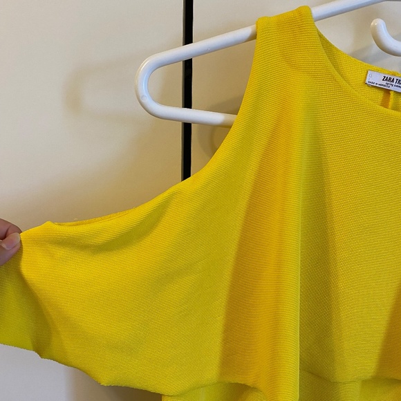 Zara Trafaluc Yellow Dress SIZE S - Picture 8 of 8